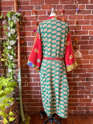 Riverstone Kantha Robe Kimono - Fair Trade Made