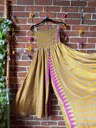 Festival Drift Recycled Sari Palazzo Pants - Fair Trade Made