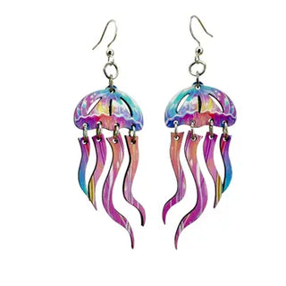 Jellyfish Dangle Earrings - Made in the USA