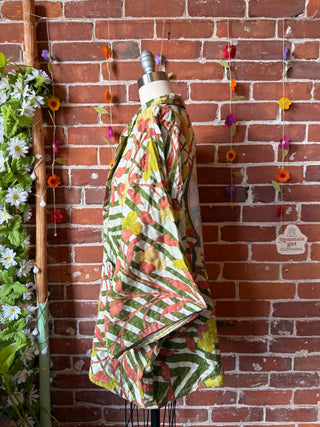 OOAK Summer Collection - Upcycled  Pink Floyd Inspired Vintage Kantha Jacket