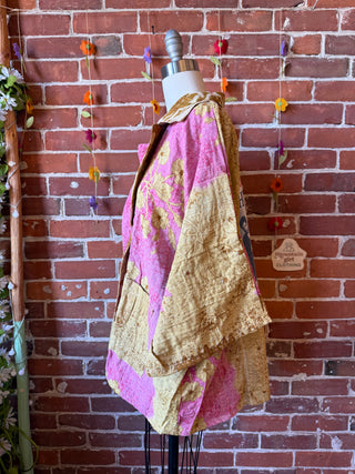 OOAK Summer Collection - Upcycled The Smiths inspired Vintage Kantha Jacket