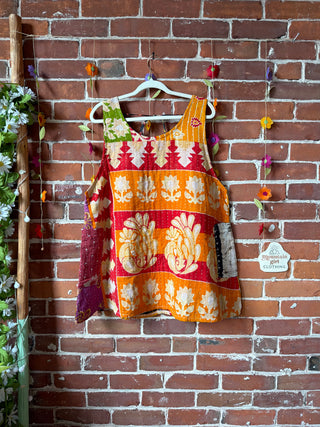 Bohemian Journey Kantha Tank - Fair Trade Made