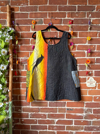 Bohemian Journey Kantha Tank - Fair Trade Made