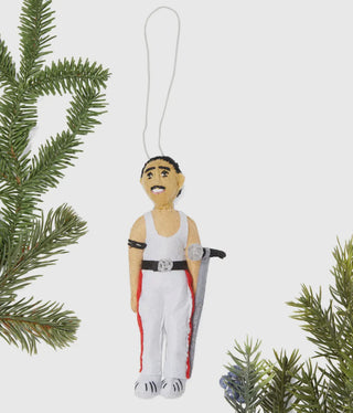 Freddie Mercury Inspired Ornament - Fair Trade Made