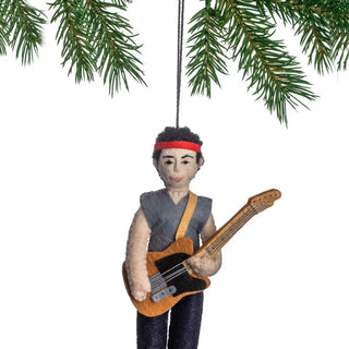 Bruce Springsteen Inspired Ornament - Fair Trade Made