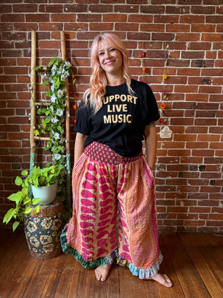 Support Live Music Cropped Tee
