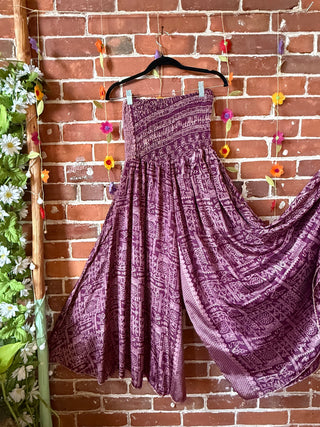 Festival Drift Recycled Sari Palazzo Pants - Fair Trade Made