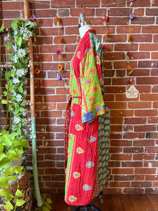 Riverstone Kantha Robe Kimono - Fair Trade Made