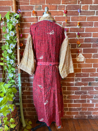 Riverstone Kantha Robe Kimono - Fair Trade Made