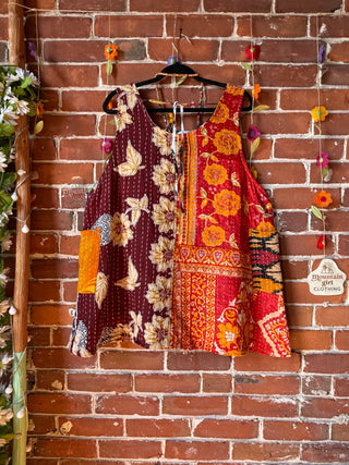 Bohemian Journey Kantha Tank - Fair Trade Made