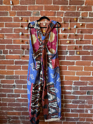 2 in 1 Ophelia Kantha Harem Wide Leg Jumpsuit / Overalls