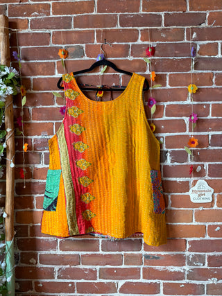 Bohemian Journey Kantha Tank - Fair Trade Made