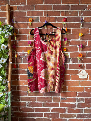 Bohemian Journey Kantha Tank - Fair Trade Made