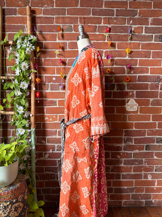 Riverstone Kantha Robe Kimono - Fair Trade Made