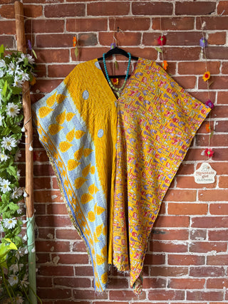 The Stella Convertible Reversible Kantha Tunic - One of A Kind - Many ways to wear