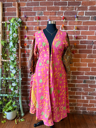 Spring Riverstone Kantha Kimono