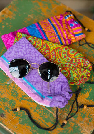 Mystery Recycled Sari Glasses Case