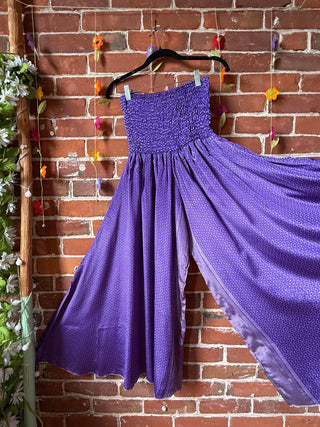 Festival Drift Recycled Sari Palazzo Pants - Fair Trade Made