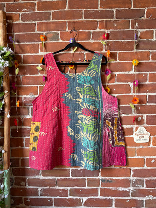 Bohemian Journey Kantha Tank - Fair Trade Made