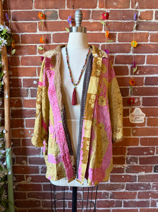 OOAK Summer Collection - Upcycled The Smiths inspired Vintage Kantha Jacket