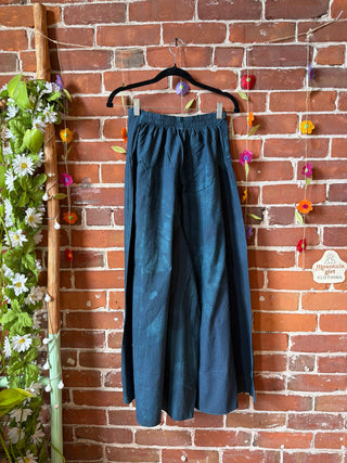 Size S/M Sunburst Tie-Dye Lounge Palazzo Pants 100% Cotton - Fair Trade Made