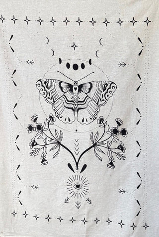 Large 100% Cotton Butterfly Tapestry / Wall Hanging