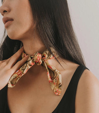 Hand Block Print Cotton Bandana Headband - Assorted Prints