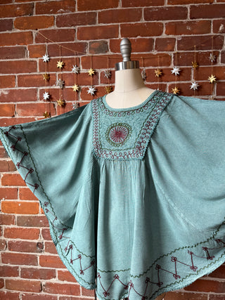 Hannah Poncho Capelet Top - Multiple Colors Available - Fair Trade Made