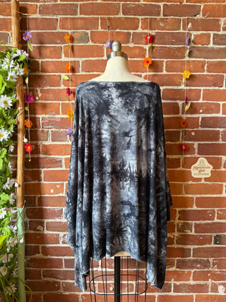OOAK Summer Collection - Callisto Kantha Crescent Moon Tunic Poncho Top