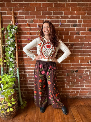 Moon Garden Wide Leg Pants - Multiple Colors & Sizes Available- Fair Trade Made