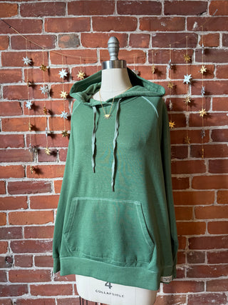 Size Small Upcycled Willie Nelson Inspired Kantha Detail Hoodie