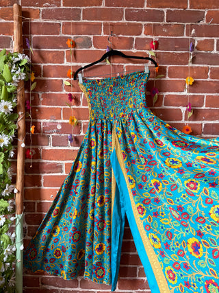 Festival Drift Recycled Sari Palazzo Pants - Fair Trade Made
