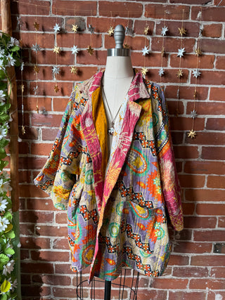 OOAK Autumn Collection - Upcycled Goose Tour 2025 Inspired Vintage Kantha Jacket