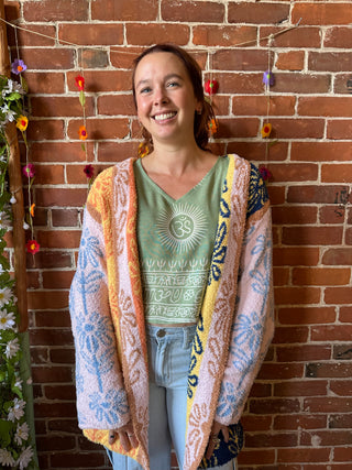Autumn Stroll Boho Berber Cardigan