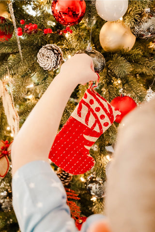 Mystery Mini Kantha Stocking