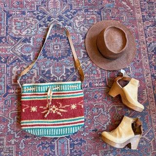 Second Hand Finds - Jute Woven Boho Bag