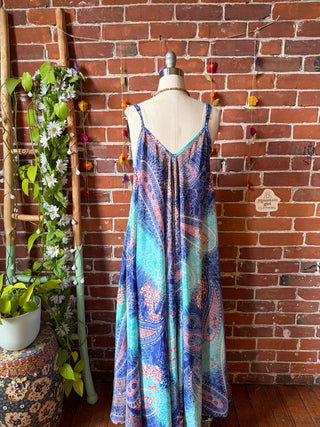 Delphia Recycled Sari Dress w/ Pockets