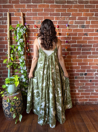 Delphia Recycled Sari Dress w/ Pockets