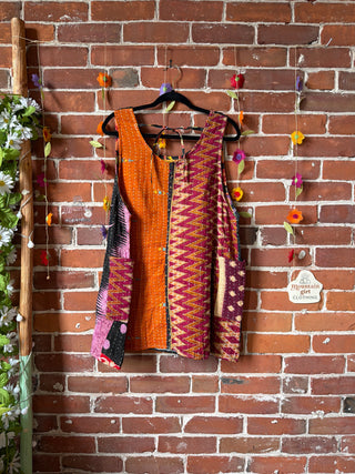 Bohemian Journey Kantha Tank - Fair Trade Made
