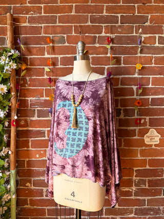 OOAK Spring Collection - Callisto Kantha Crescent Moon Top