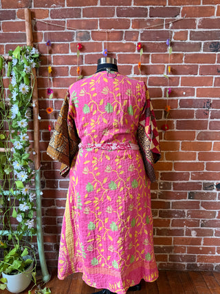 Spring Riverstone Kantha Kimono