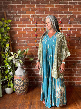 Garden Goddess Kimono - Fair Trade Made - Two Colors