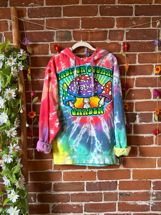 Size Small Upcycled Allman Brothers Inspired Tie Dye Hoodie