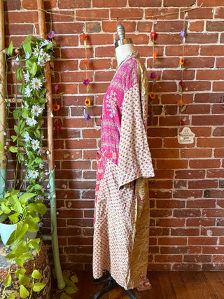 Riverstone Kantha Robe Kimono - Fair Trade Made