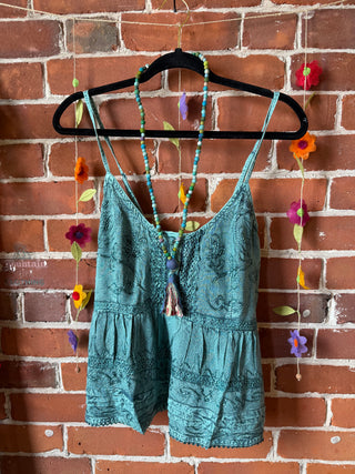 Sunwashed Cropped Daydream Tank - Fair Trade Made - Multiple Colors Available