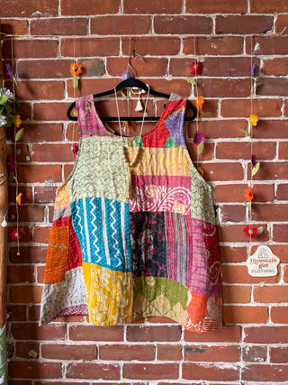 Bohemian Journey Kantha Tank - Fair Trade Made