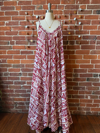 Delphia Recycled Sari Dress w/ Pockets