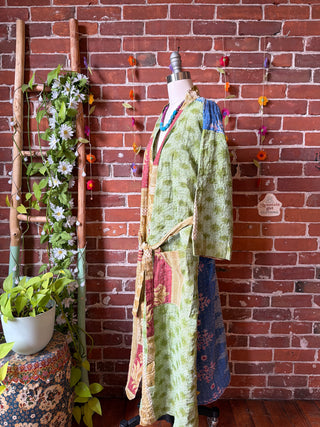 Riverstone Kantha Robe Kimono - Fair Trade Made