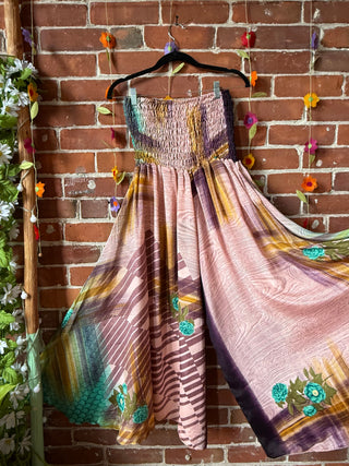 Festival Drift Recycled Sari Palazzo Pants - Fair Trade Made