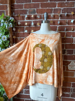 OOAK Winter Collection - Callisto Kantha Crescent Moon Top
